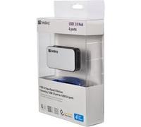 SANDBERG 133-72 - Hub USB 3.0 4 ports, avec bloc d'alimentation