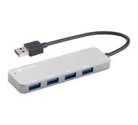 Sandberg Hub USB 3.0 Saver – 4 ports, branchez et jouez, transfert rapide pour PC, tablette, MacBook