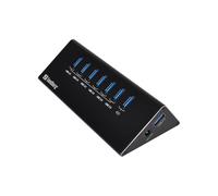 Sandberg USB 3.0 Hub 8 ports USB 3.2 Gen 1 Type-A, Interface Micro-B, 5 Gbit/s, Alimentation secteur 5V 3.5A, Câble USB inclus, Compatible Windows/macOS