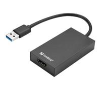 Sandberg USB 3.0 to HDMI Converter Convertisseur vidéo de passif 1920 x 1080