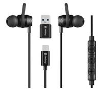 Sandberg USB-C/A In-Earset with Line-Mic