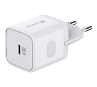 Sandberg USB-C AC Charger PD20W, Chargeur USB-C, Connecteur De Charge Rapide pour Appareils USB-C, Prise d'alimentation UE, pour Téléphone Portable, Appareil Photo, Tablette, Smartphone