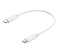 Sandberg USB-C Charge Cable 0.2m câble USB 0,2 m USB C Blanc - Câbles USB (0,2 m, USB C, USB C, Blanc)