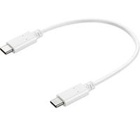 SANDBERG 136-30 - Câble de charge, USB-C > USB-C, 0,2 m