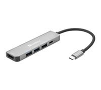 Sandberg USB-C Dock HDMI+3xUSB+PD 100W