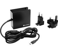 SANDBERG USB-C PD AC-Charger 90W EU+UK - Intérieur - AC - 20,2 V - 4,5 A - 1,8 m - Schwarz