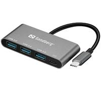 Sandberg USB-C to 3xUSB 3.0 Hub + PD
