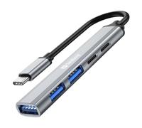 Sandberg Usb-c To 3xusb-a 2xusb-c Saver Usb Type-c 5000 Mbit/s Gris