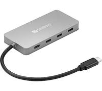 Sandberg USB-C to 4 x Hub USB-C USB-C vers 4 x Hub USB-C, USB, 136-41 (USB-C to 4 x USB-C Hub, USB 3.2 Gen 1 (3.1 Gen 1) Type-C, USB 3.2 Gen 1 (3.1 Gen 1) Type-C, 10000 Mbit/s,)