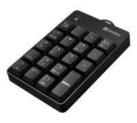 Sandberg - Pavé numérique filaire USB - 19 touches - Plug & Play - Mac/Windows