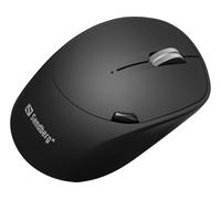 Sandberg Pro - Souris - optique - 6 boutons - sans fil - 2.4 GHz, Bluetooth 4.0, Bluetooth 5.0 - récepteur sans fil USB