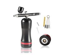 Sandblast Auto Start Stop Remplacer la batterie aérographe avec kit compresseur Mini maquillage portable peinture de tatouage d'ongles Gary Air Brush Pneumatics (couleur : bleu)