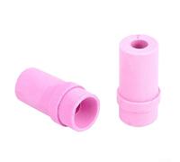 Sandblaster Lot de 10 embouts de buse de rechange en céramique pour siphon à air sablé avec options de diamètre d'alésage de 4,5 mm, 5 mm, 6 mm, 7 mm, résistante à l'usure pour machines (7 mm)