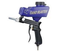 Sandblasters Ponceuse à main portable pour l'élimination de la rouille, machine de sablage compacte avec restauration automobile, ponceuse à sable portable pour meubles, métallurgie et industrie, 17 x