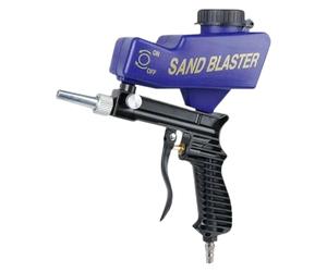 Sandblasters Ponceuse à main portable pour l'élimination de la rouille, machine de sablage compacte avec restauration automobile, ponceuse à sable portable pour meubles, métallurgie et industrie, 17 x