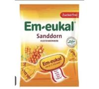 Sanddorn - Bonbons allemagne saveur classique, confiserie traditionnelle au goût frais et agréable, recette originale suisse, paquet familial - Compatible avec Em-Eukal - 75g