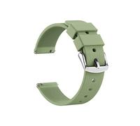 SANDEIN Bracelets de montre - Bracelet de montre de rechange en silicone souple à dégagement rapide pour homme et femme - Convient aux barrettes de montre de 18 mm, 20 mm et 22 mm (choisissez la bonne