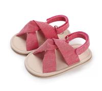 Sandelles première marche bébé fille, été, scratch réglable - pour les premiers pas sur sable ou herbe#M