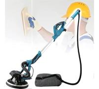 Sander à cloisons sèches électriques, tête de pière pivotante à la tête sèche Sander 1800W, Machine de ponçage avec disques de ponçage, Machine à ponçage Murale à Longue poignée à 5 Vitesses