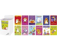 SANDER-WIELER Carte de voeux d'anniversaire enfant assortie