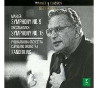 Sanderling - Mahler : Symphonie n° 9/Shostakov