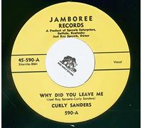SANDERS, Curly Why Did You Leave Me/Brand New Rock ... 45rpm