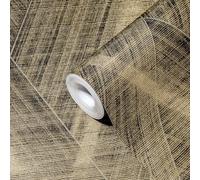 Sanders & Sanders papier peint motif graphique or et noir 53 cm x 10.05 m