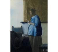 Sanders & Sanders papier peint panoramique Femme Lisant une Lettre de Johannes Vermeer bleu 200 x 279 cm