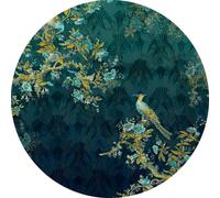 Sanders & Sanders papier peint rond autocollant bleu oriental - 611787 - Ø 125 cm