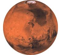 Sanders & Sanders papier peint rond autocollant planète Mars terre cuite - 611761 - Ø 125 cm