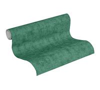Sanders & Sanders papier peint uni à effet pictural vert 53 cm x 10.05 m