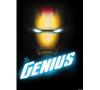 Sanders & Sanders Poster Les Vengeurs Noir, Jaune, Bleu et Rouge - 612153 - 30 x 40 cm