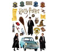 Sanders & Sanders sticker mural gris Harry Potter - 601392 - 42,5 x 65 cm