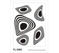 Sanders & Sanders sticker mural motifs figuratifs noir et blanc - 600288 - 65 x 85 cm