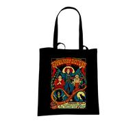 Sanderson Sisters Live Tote Bag - Classique Rétro Hocus Pocus Sorcière Salem Sorcière Chat Binx Malédiction Adolescent Halloween Film Cinéma Coton Shopper Cadeau, Black Prime., Taille unique