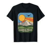 Sandia Peak New Mexico Mountain Art Albuquerque Randonnée T-Shirt