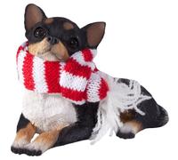 Sandicast Figurine Taille d'origine Tri Chihuahua Sculpture, Tri, Ornament