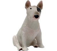 Sandicast Sculpture Bull Terrier Blanc Taille S