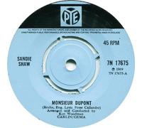 SANDIE SHAW - MONSIEUR DUPONT - 7 inch vinyl / 45
