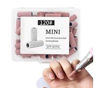 Sanding Bands, Drill Manicure Supplies, Compact Grit Files, Fifty Pieces Set, Portable Storage Organizer, Professional Traveling Kit, Acrylic Removal Tools 167 Char