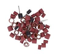 Sanding Drum Kit | 120 Sleeves & 12 Drum Sanders for Electric Grinders | Sturdy Resilient Drum Sander for Metal/Wood/Glass Polishing | 1 / 2in, 3 / 8in, 1 / 4in Sizes