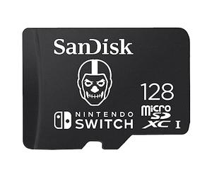 SanDisk 128 Go Fortnite microSDXC Carte pour Nintendo Switch, Produit sous licence Nintendo, jusqu'à 100 MB/s UHS-I Class 10 U3