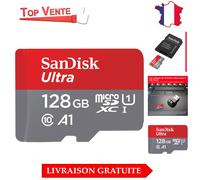 SanDisk 128 Go microSDXC - Vitesse Élevée 140 Mo/s, Idéale Smartphones/Tablettes