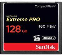 SanDisk carte CompactFlash Extreme PRO 128 Go – jusqu'à 160 Mo/s UDMA 7 VPG-65