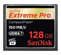 SanDisk 128GB Extreme Pro CF 160MB/s 128 Go CompactFlash