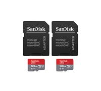 sandisk 128GB Ultra microSDXC 140MBs+Adapt 2Pack