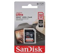 SANDISK 32 Go 100 Mo/s - Carte Mémoire SD SDHC Ultra Lite ( UHS-I U1 CLASSE 10 )