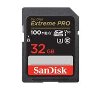 Carte mémoire SD SANDISK SDHC Extreme Pro Class 10 V30 (100Mo/s 633x) 32 GB