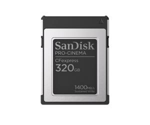 SanDisk 320GB GL- PRO-CINEMA CFexpress(TM) Type B Card - SDCFEC-320G-GN4NN