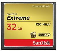 SanDisk Carte mémoire Extreme Compact Flash 32 Go 120 Mo/sec G